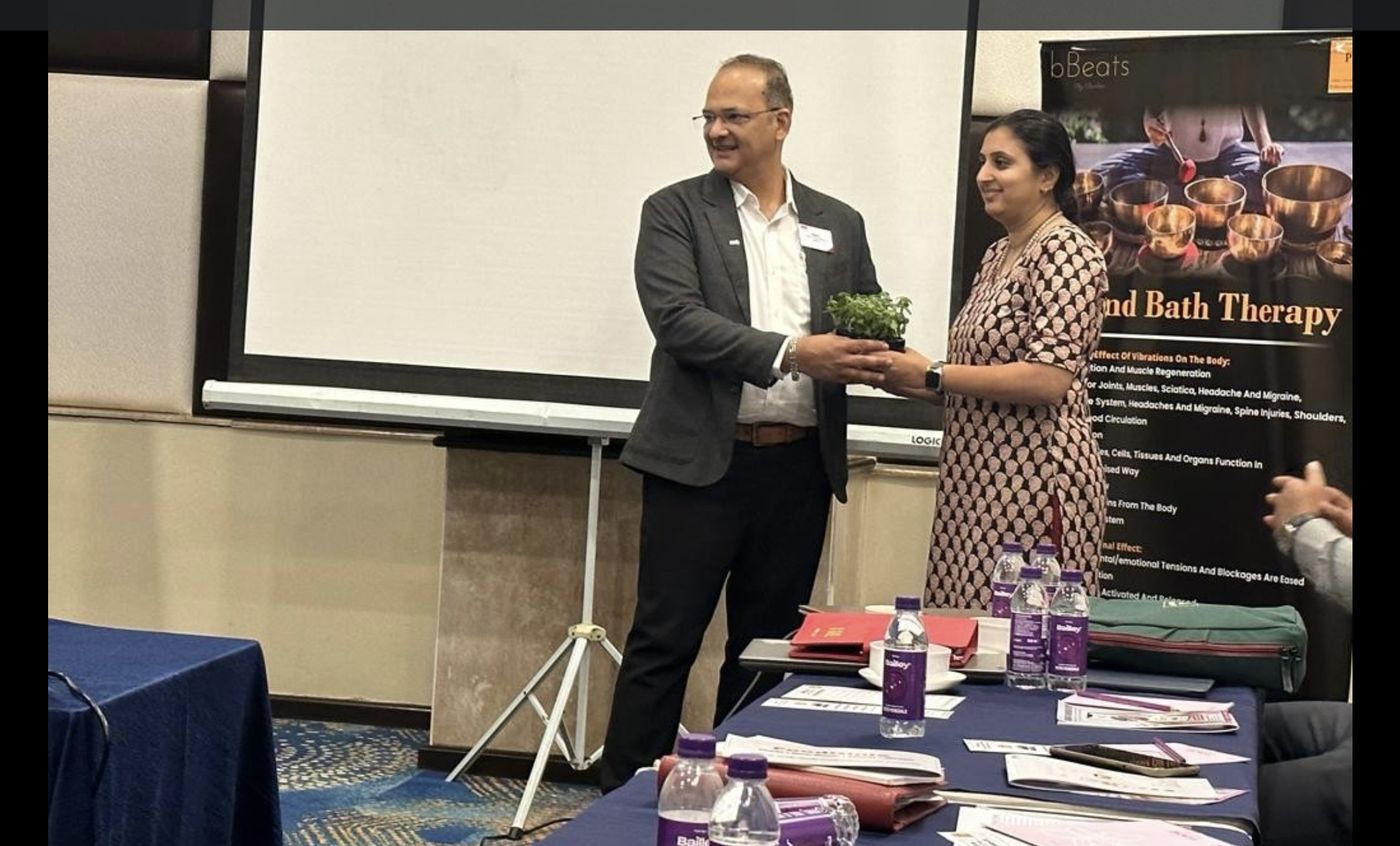 Workshop session with visual aids