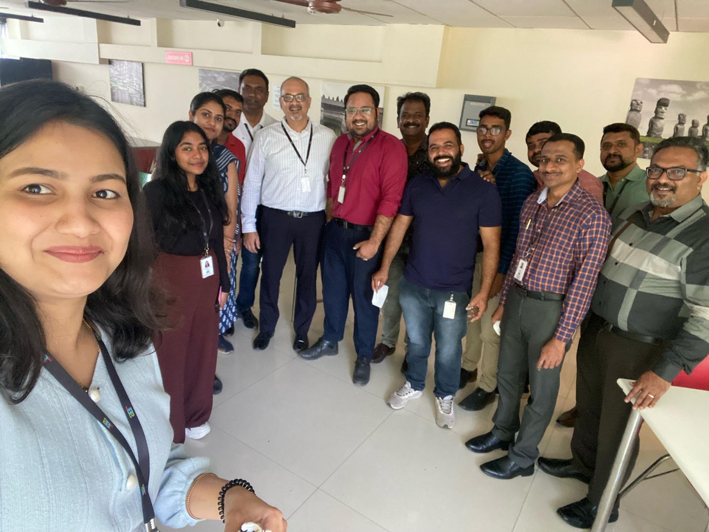 With a client team after a workshop