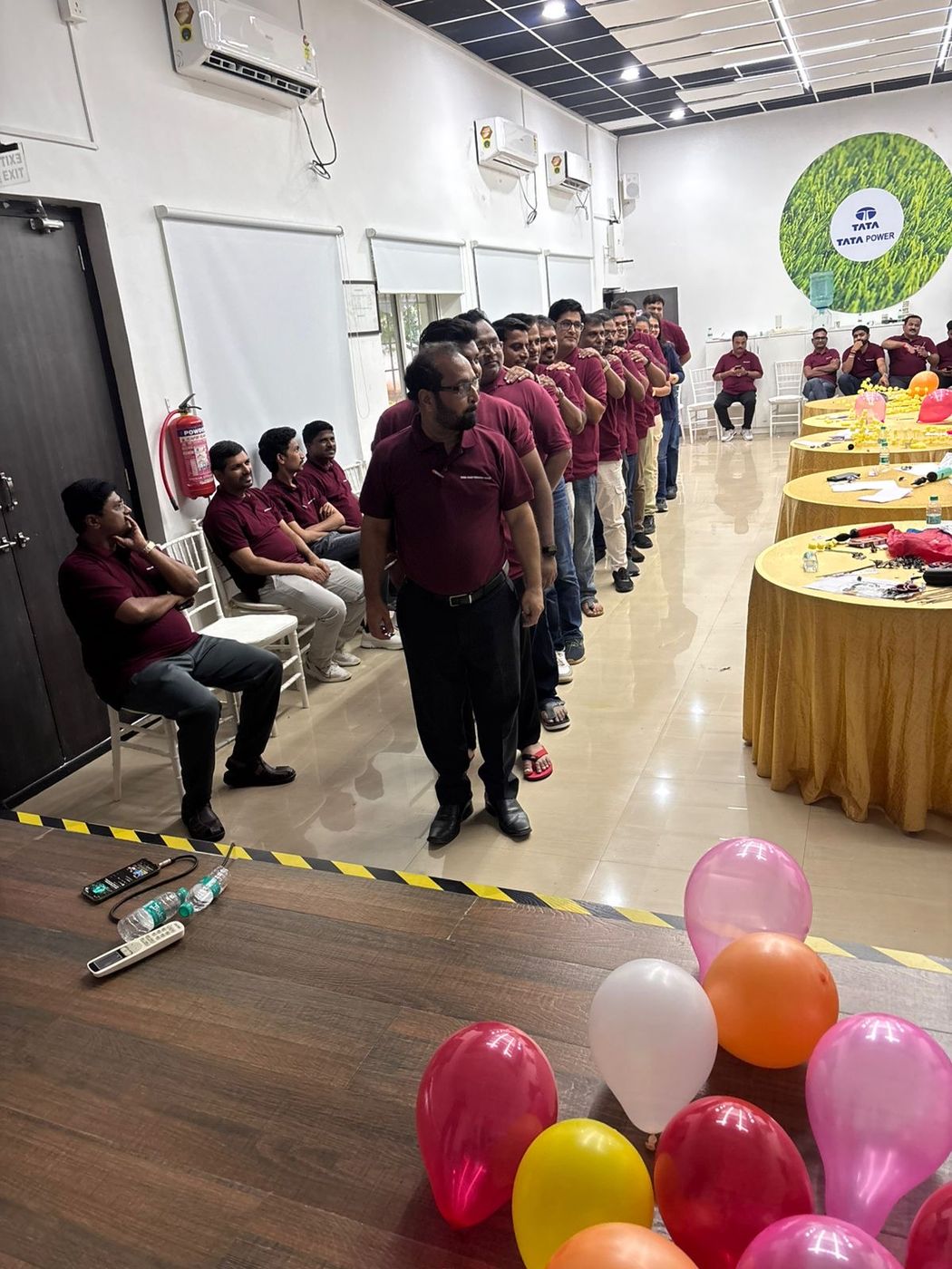 Team activity during a workshop