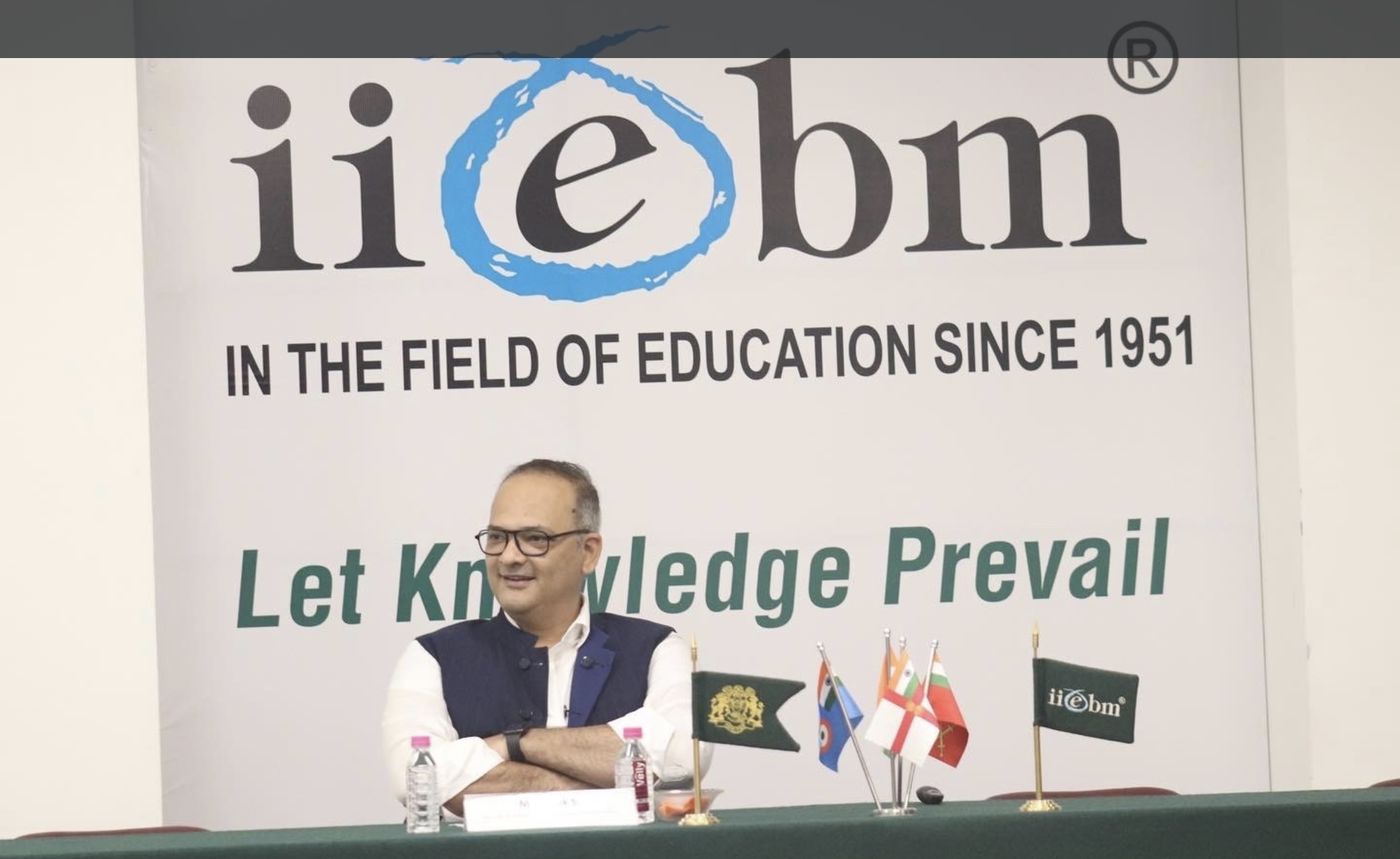 Dr. Vivek S. addressing a training audience